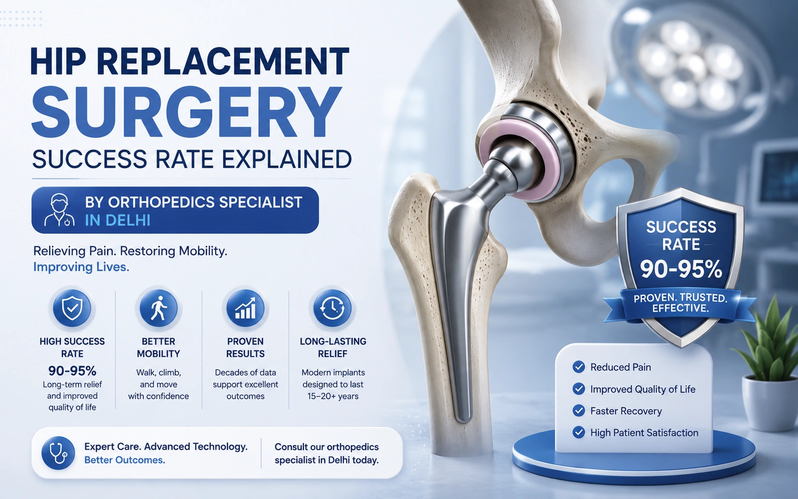 Hip Replacement Surgery Success Rate