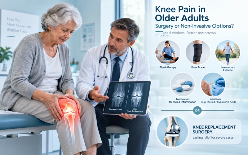 Is Knee Replacement Surgery Necessary in Old Age Are There Non-Invasive Alternatives