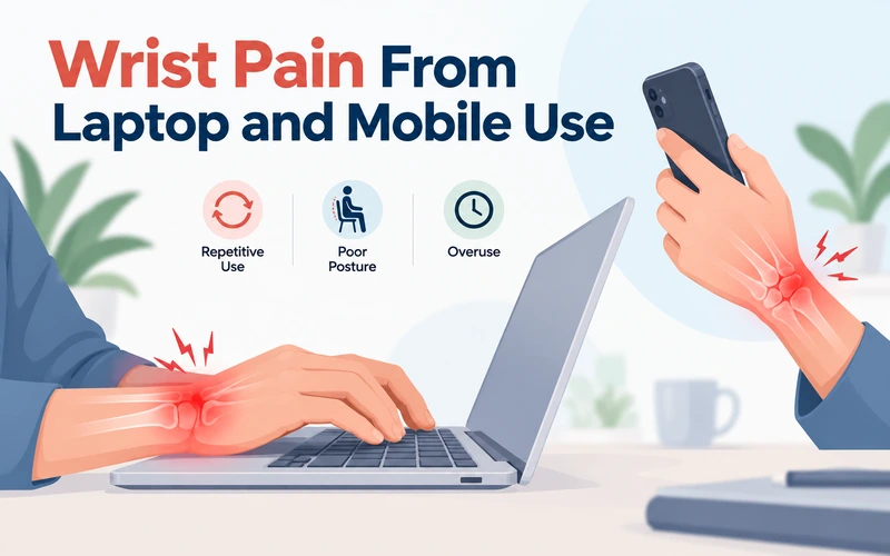 Wrist Pain From Laptop and Mobile Use